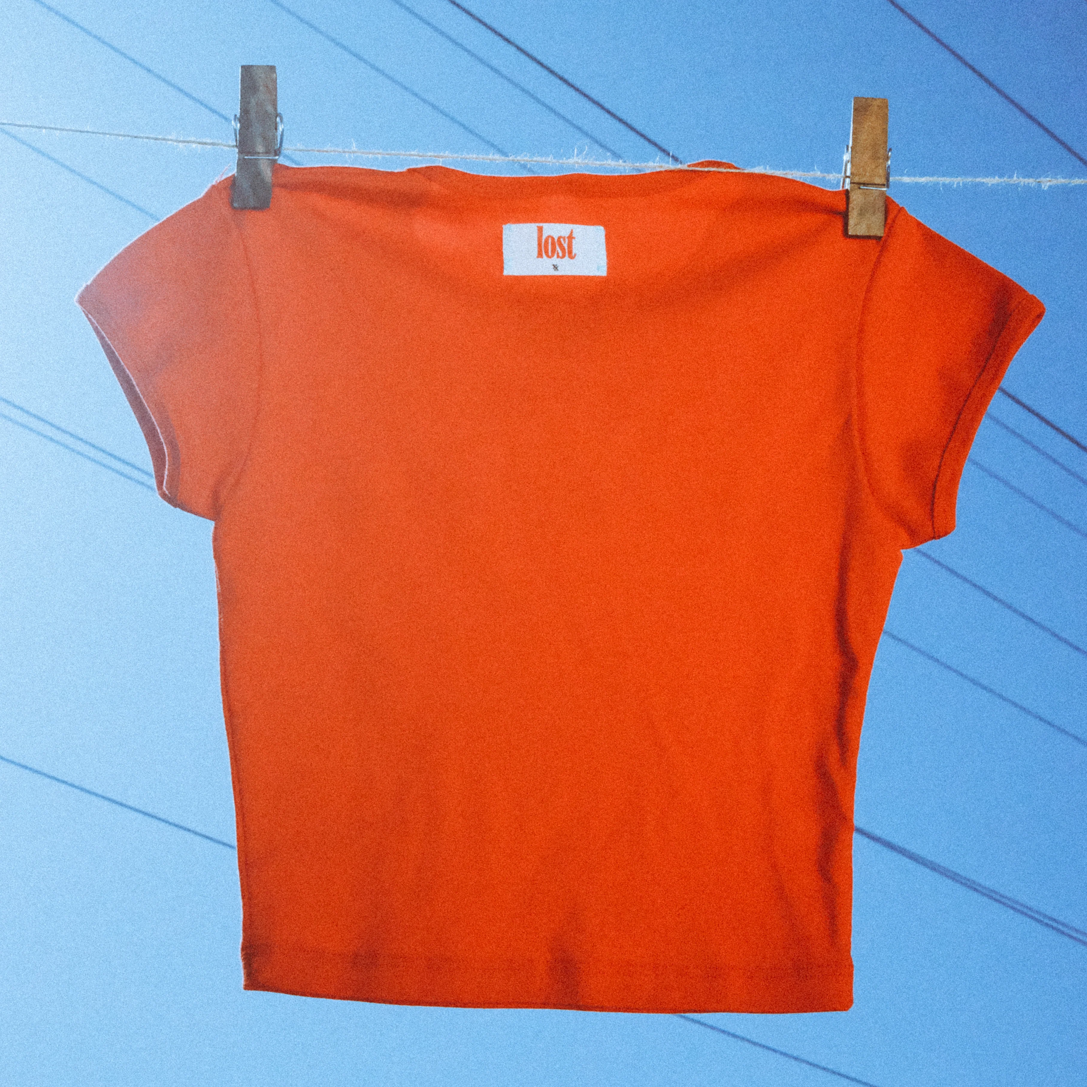 cliché red baby tee - Image 3