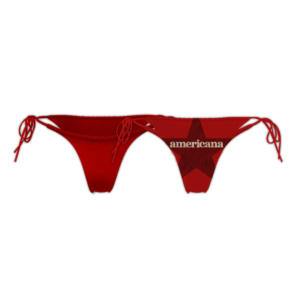 lost americana bikini bottoms