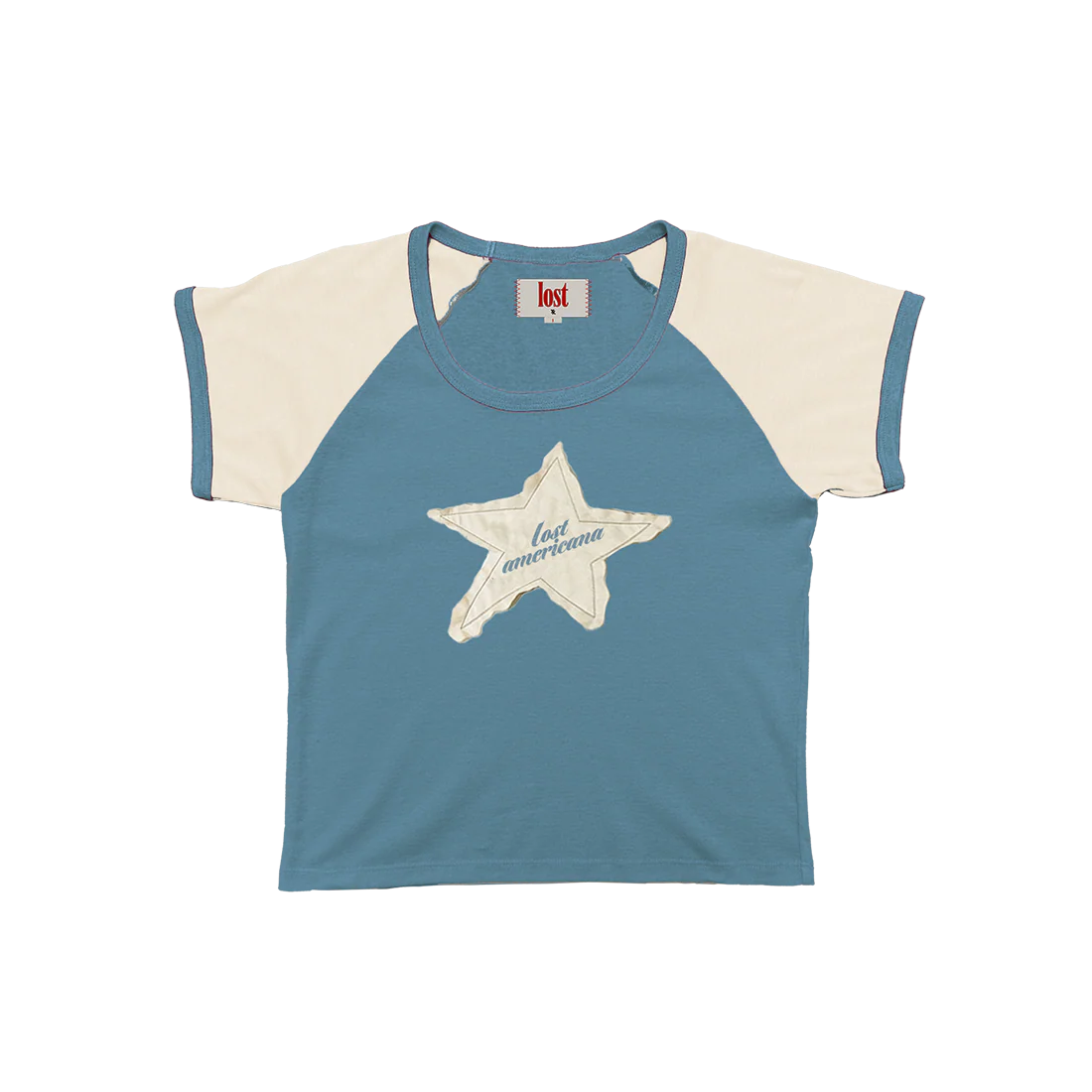 lost americana star baby tee - Image 2